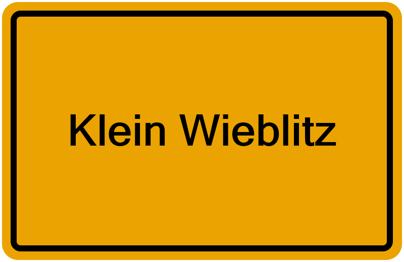 Handelsregisterauszug Klein Wieblitz